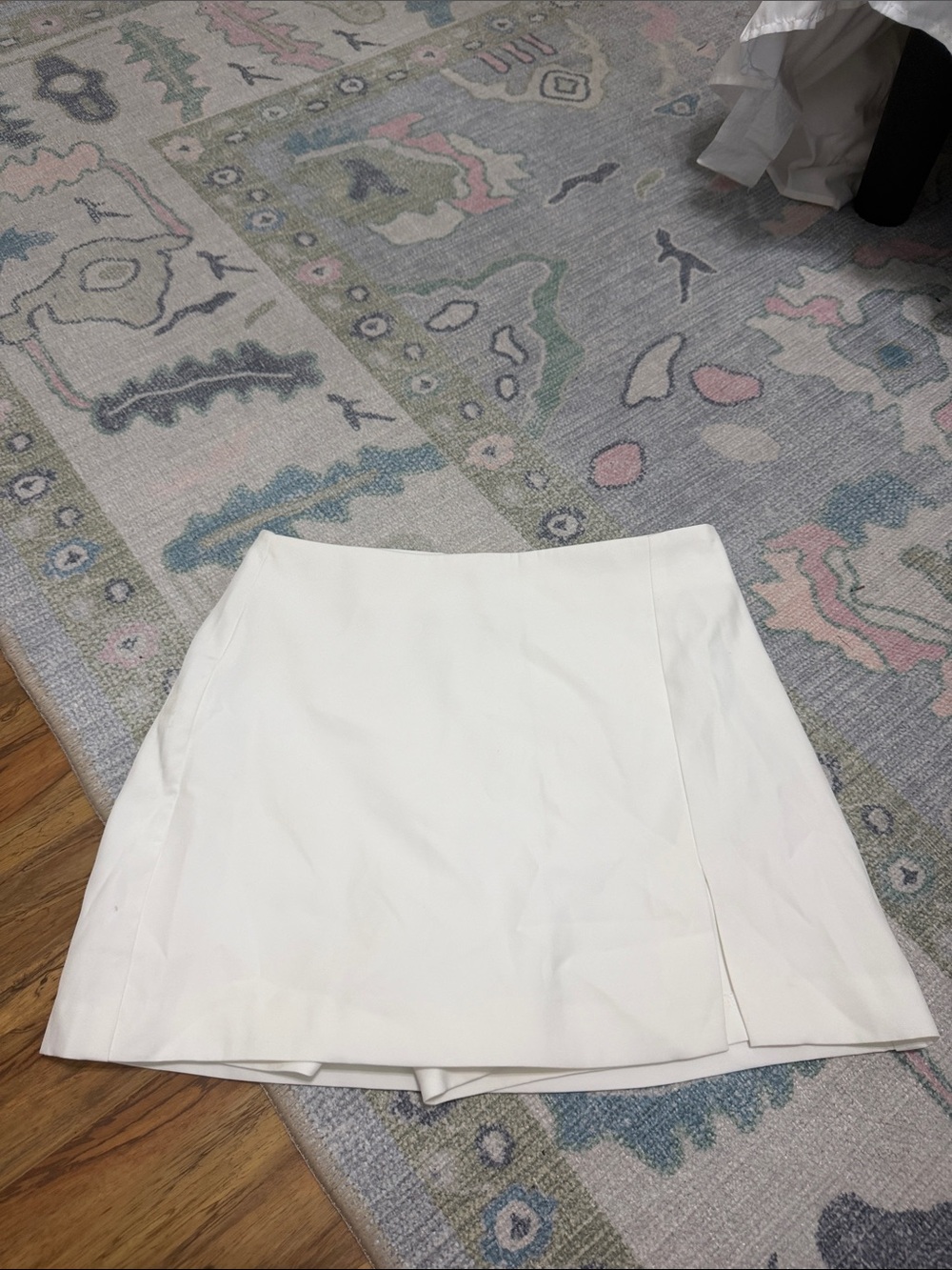 Endless Rose White Mini Skirt